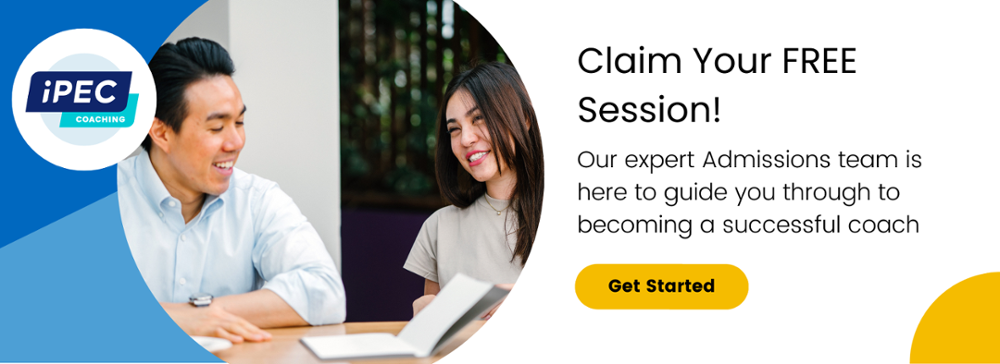 Claim your free session! Our expert Admissions team is here to guide you through to becoming a successful coach. Click to get started